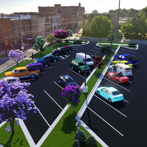 Commercial Street Parking Lot Enhancements