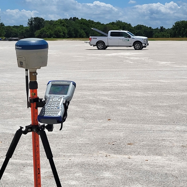 Collecting location data with a GPS Rover